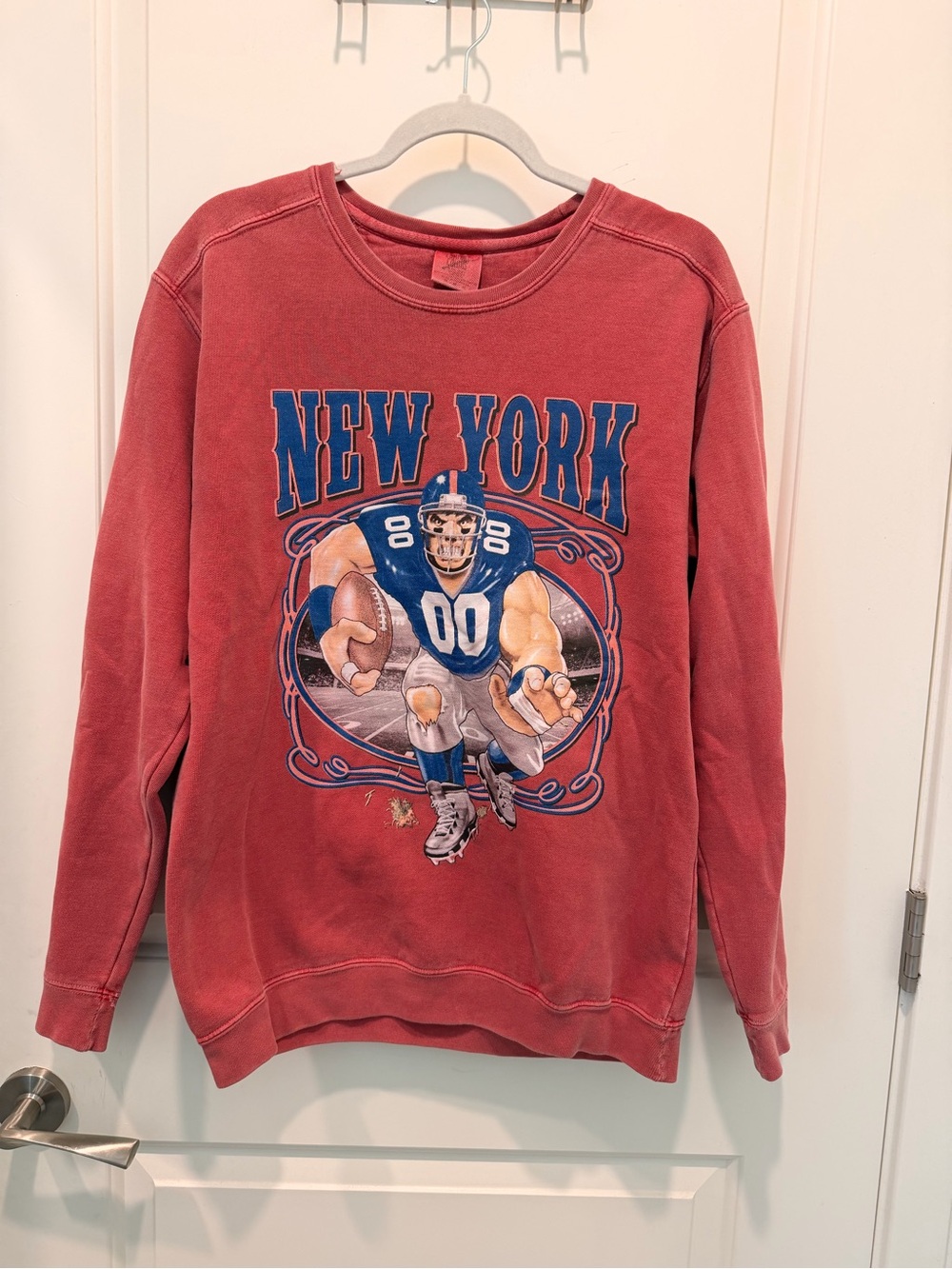 Comfort Colors New York
Giants Graphic Football Crewneck Sweatshirt Size M
